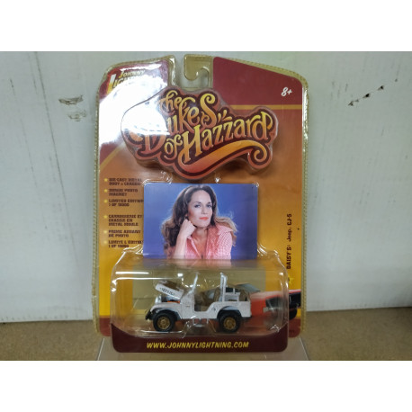 JEEP CJ-5 DAISY´S THE DUKES OF HAZZARD 1:64 JOHNNY LIGHTNING