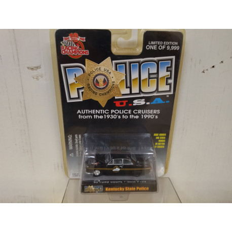 FORD COUPE 1950 USA POLICE KENTUCKY STATE PATROL 1:64 RACING CHAMPIONS