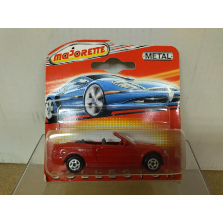 BMW E46 M3 325 CABRIOLET RED CAR STREET CARS 1:59/ apx 1:64 MAJORETTE 257D