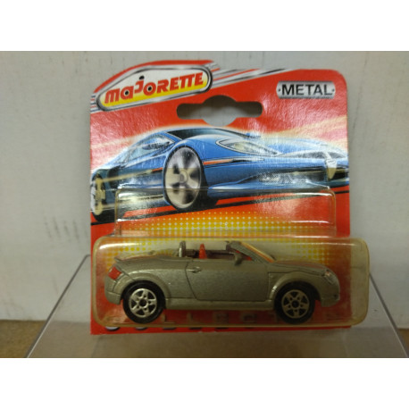 AUDI TT 8N CONVERTIBLE SILVER 1:53/apx 1:64 MAJORETTE 237B NEW IN BOX