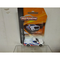 ISUZU D-MAX SPARK WHITE/RED/BLUE RACING CARS 1:61/ apx 1:64 MAJORETTE 285A