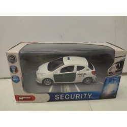 PEUGEOT 207 GUARDIA CIVIL SECURITY 1:43 MONDO MOTORS