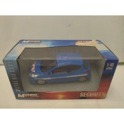 PEUGEOT 207 GENDARMERIE SECURITY 1:43 MONDO MOTORS