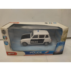 RENAULT 4 FRANCE POLICE VINTAGE SECURITY 1:43 MONDO MOTORS