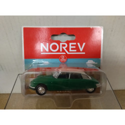 CITROEN DS 19 1959 GREEN/WHITE BLISTER apx 1:64 NOREV 3 INCHES (7,5cm)