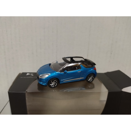 CITROEN DS3 CABRIO 2016 BLUE apx 1:64 NOREV 3 INCHES (7,5cm)