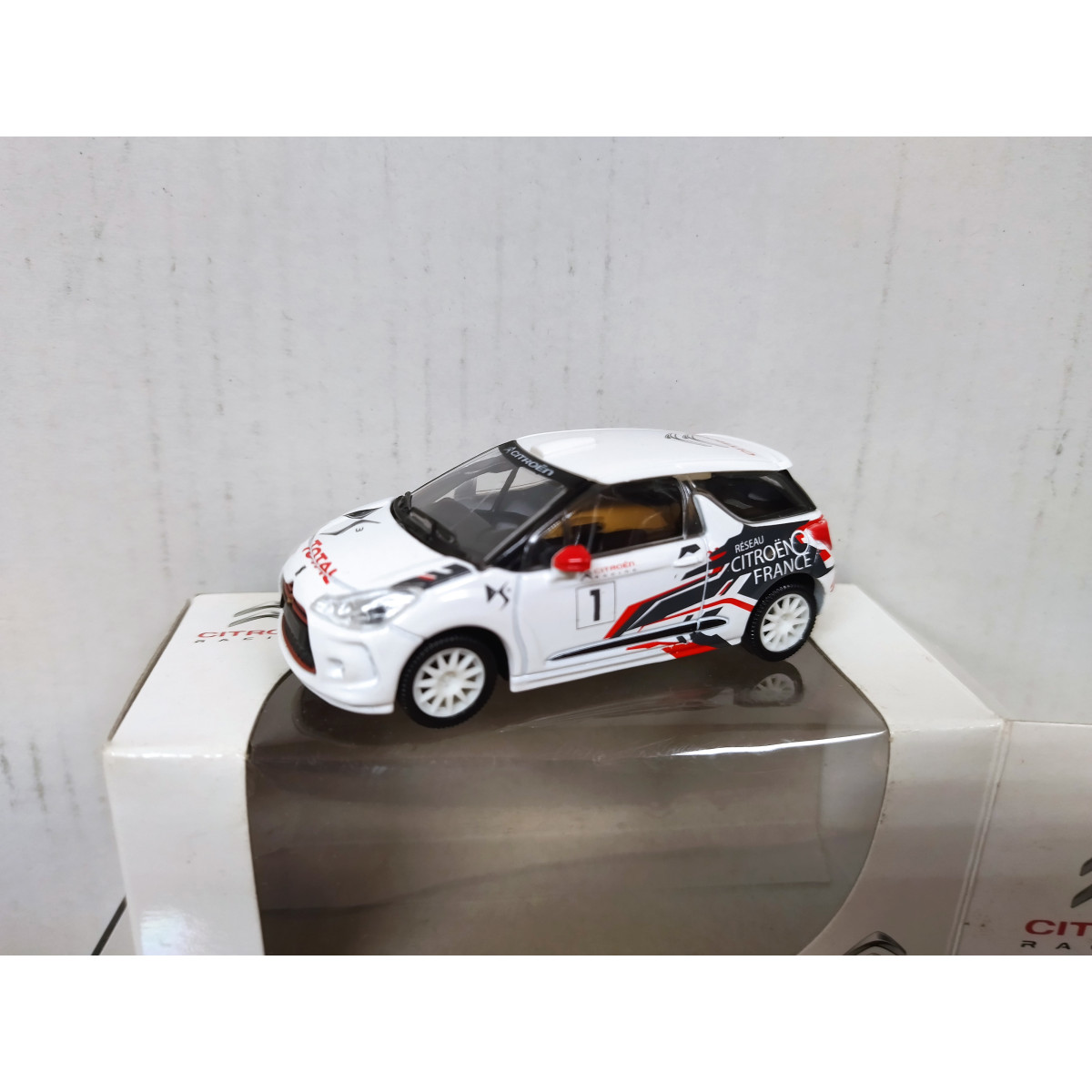 CITROEN DS3 R3 2010 RALLY apx 1:64 NOREV 3 INCHES (7,5cm) - BCN STOCK CARS