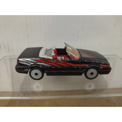 CADILLAC ALLANTE CABRIOLET BLACK 1:60/ apx 1:64 MATCHBOX LASERS LW-26 NO BOX