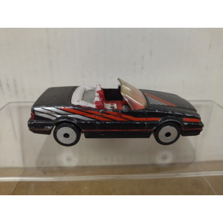 CADILLAC ALLANTE CABRIOLET BLACK 1:60/ apx 1:64 MATCHBOX LASERS LW-26 NO BOX