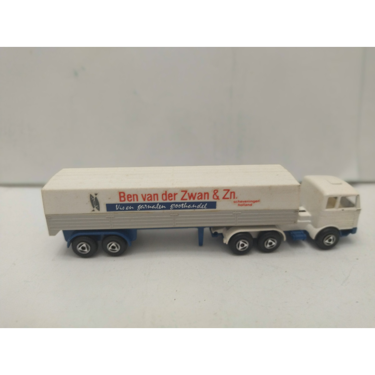Camion Miniature Mercedes Benz Semi Bâché Frans Maas échelle 1/87 EFSI Hollande Promotionnel