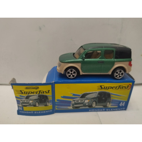 HONDA ELEMENT SUPERFAST n44 1:64 MATCHBOX OPEN BOX/CAJA ABIERTA