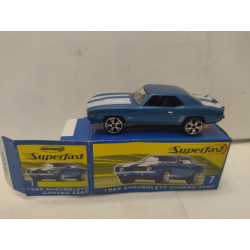 CHEVROLET CAMARO 1969 Z28 SUPERFAST n7 1:64 MATCHBOX OPEN BOX/CAJA ABIERTA