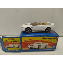 FORD MUSTANG GT SUPERFAST n47 1:64 MATCHBOX OPEN BOX/CAJA ABIERTA