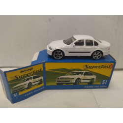 FORD FALCON SUPERFAST n51 1:64 MATCHBOX OPEN BOX/CAJA ABIERTA