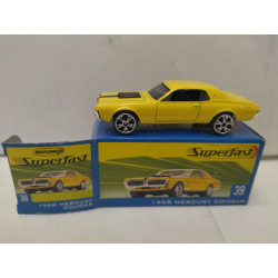 MERCURY COUGAR 1968 SUPERFAST n39 1:64 MATCHBOX OPEN BOX/CAJA ABIERTA