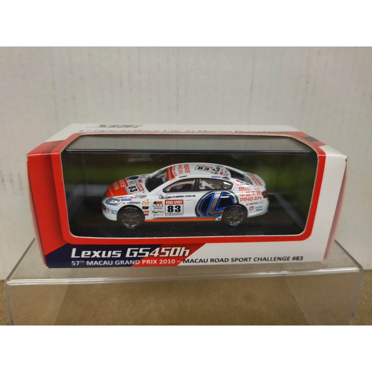 LEXUS GS450H 2010 57TH GRAND PRIX MACAU 1:64 X-CO MODELS RESIN