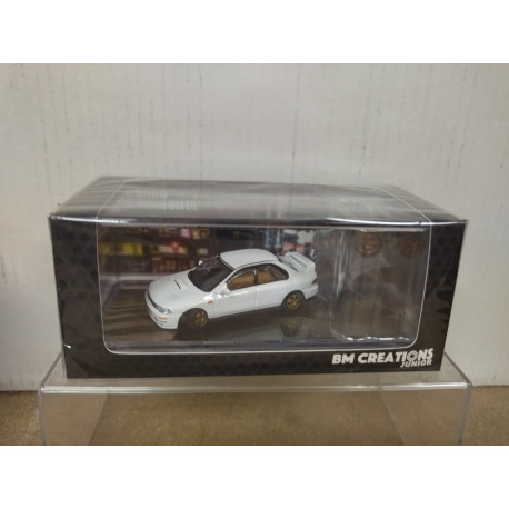 SUBARU IMPREZA 1994 WRX STi WHITE LHD 1:64 BM CREATIONS