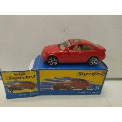 BMW 3 SERIES SUPERFAST n71 1:64 MATCHBOX OPEN BOX/CAJA ABIERTA