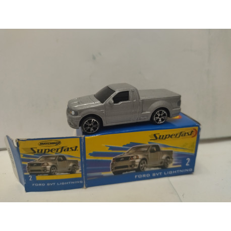 FORD SVT LIGHTNING SUPERFAST n2 1:64 MATCHBOX OPEN BOX/CAJA ABIERTA