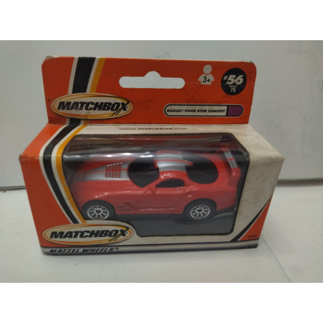 DODGE VIPER GTSR CONCEPT 56/75 1:64 MATCHBOX BOX