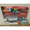 PORSCHE TAYCAN TURBO S + TRAILER + PORSCHE 935 K3 VAILLANT 1:64 MAJORETTE