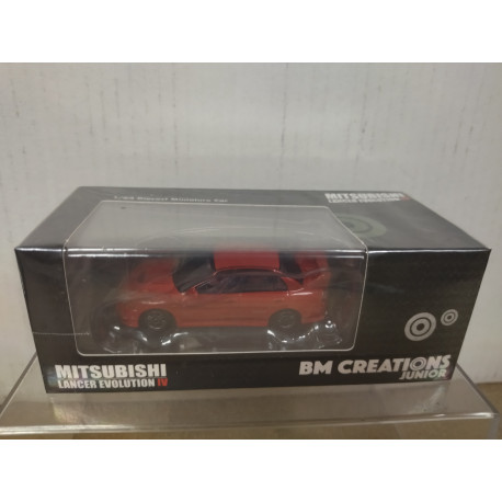 MITSUBISHI LANCER EVOLUTION IV RED LHD 1:64 BM CREATIONS