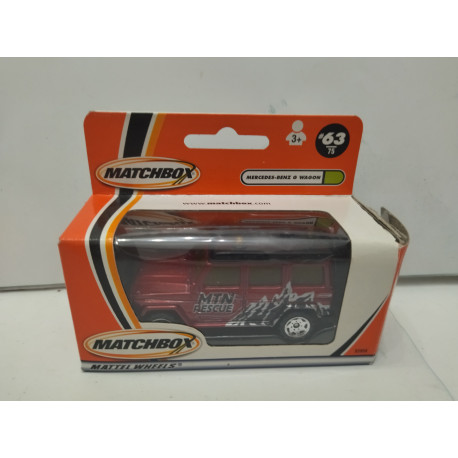 MERCEDES-BENZ G WAGON MTN RESCUE 63/75 1:64 MATCHBOX