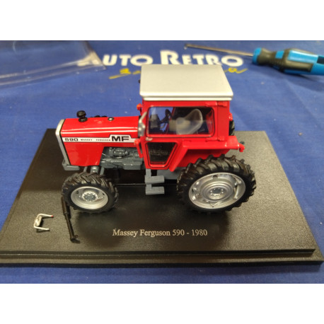 MASSEY FERGUSON 590 1980 (C) TRACTOR/FARMER 1:43 UH HACHETTE DEFECTUOSO