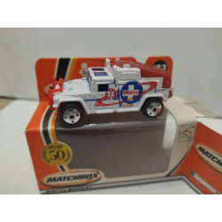 HUMMER BASE 33 WHITE 50 YEARS 33/75 1:70/apx 1:64 MATCHBOX OPEN BOX