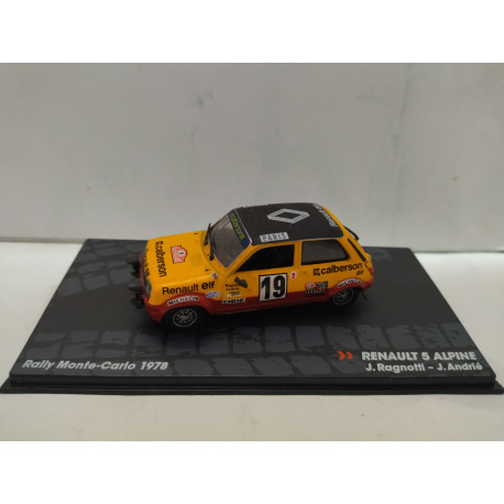 1/18 Renault 5 R5 Alpine #4 Rallye Bandama 1978 Ragnotti IXO