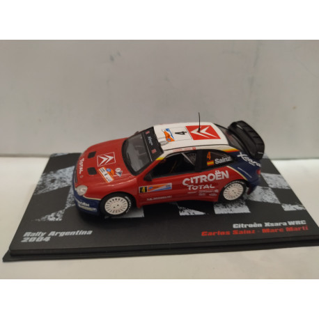 CITROEN XSARA WRC 2004 RALLY ARGENTINA GIFT CARLOS SAINZ 1:43 ALTAYA IXO