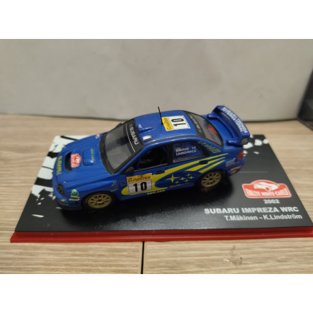 SUBARU IMPREZA WRC 2002 RALLY MONTE CARLO T.MAKINEN 1:43 ALTAYA IXO