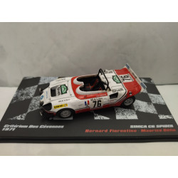 SIMCA CG SPIDER 1971 CRITERIUM DES CEVENNES B.FIORENTINO 1:43 ALTAYA IXO