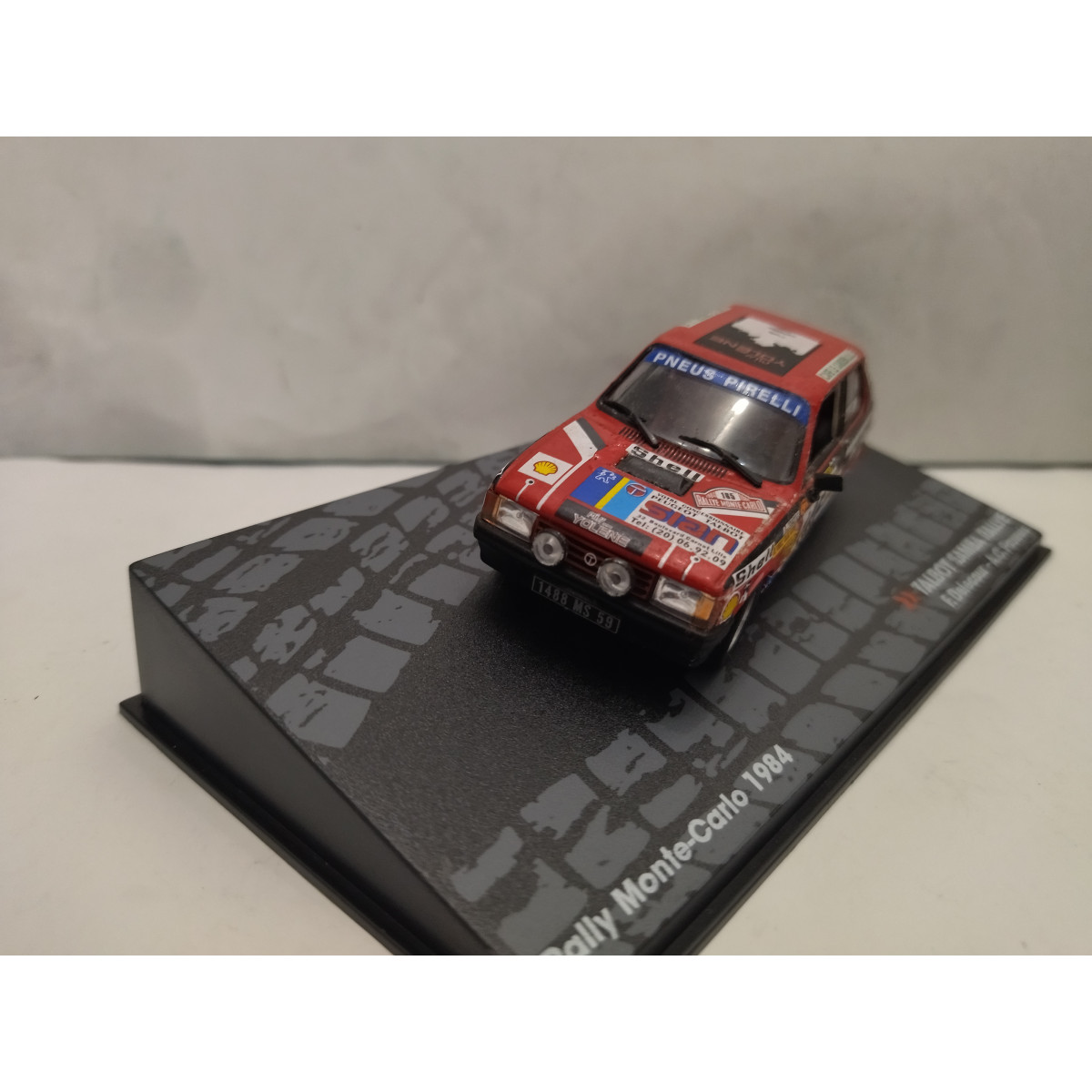 Décalcomanie 1:43 Talbot Samba N°71 Rallye Monte-Carlo 1984 - Neuf