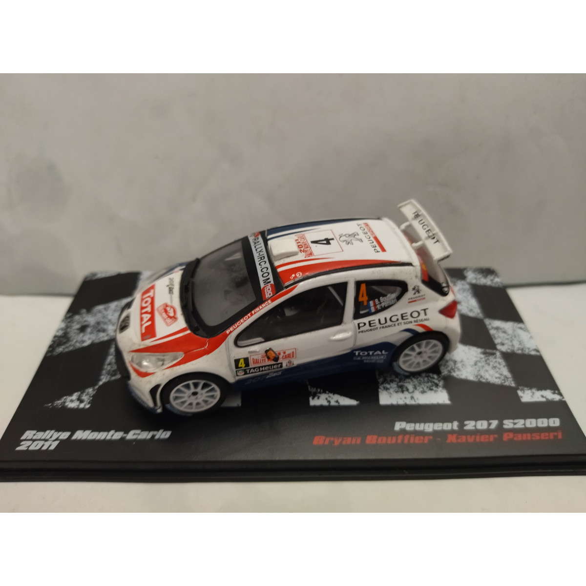 RMC116 Voiture 1/43 IXO Altaya Rallye monte-carlo PEUGEOT 207 S2000 Maghalhaes 2