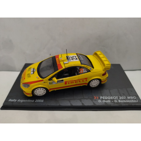 PEUGEOT 307 WRC 2006 RALLY ARGENTINA G.GALLI 1:43 ALTAYA IXO