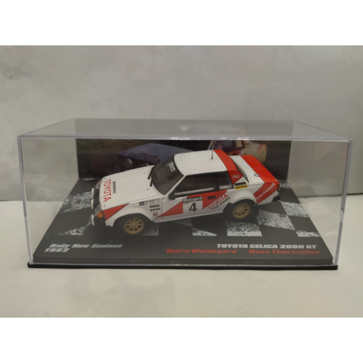 TOYOTA CELICA 1982 2000 GT RALLY NEW ZEALAND B.WALDEGARD 1:43