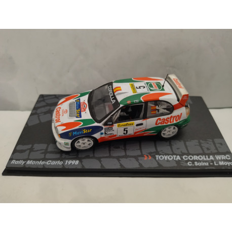 TOYOTA COROLLA WRC 1998 WIN RALLY MONTE CARLO CARLOS SAINZ 1:43 EAGLEMOSS IXO