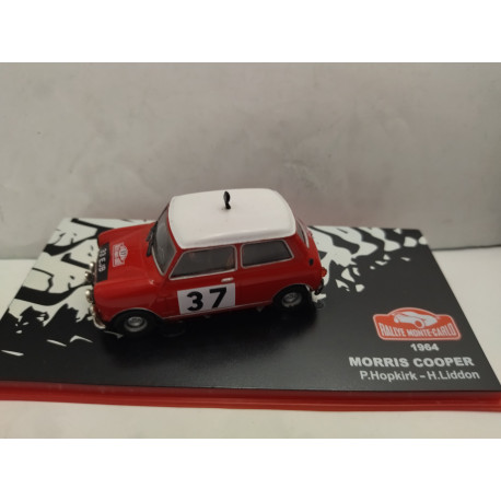 MORRIS MINI COOPER 1964 WIN RALLY MONTE CARLO P.HOPKIRK 1:43 ALTAYA IXO