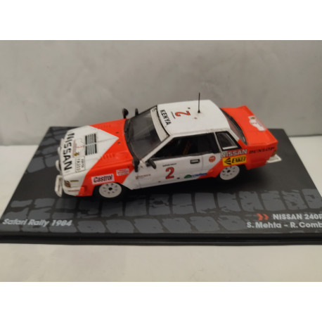 Miniature Nissan 240RS Rallye Safari 1984 #2 S. Mehta - Echelle 1/43 - Occasion Boîte