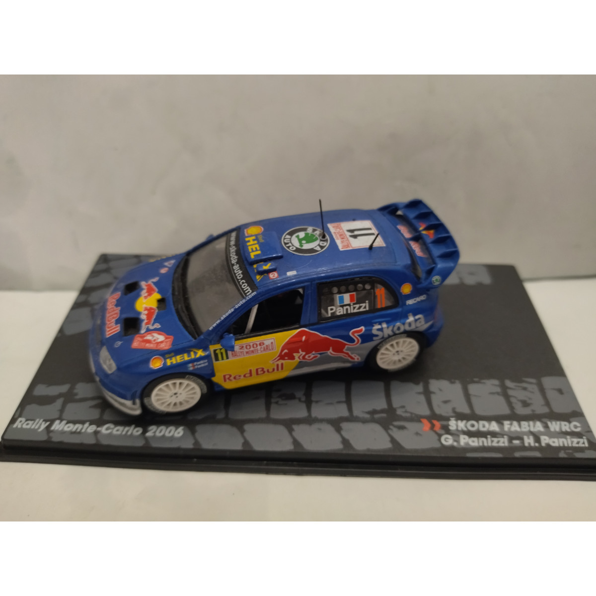 1/43 Skoda Fabia WRC #11 Rallye Monte Carlo 2006 Panizzi IXO