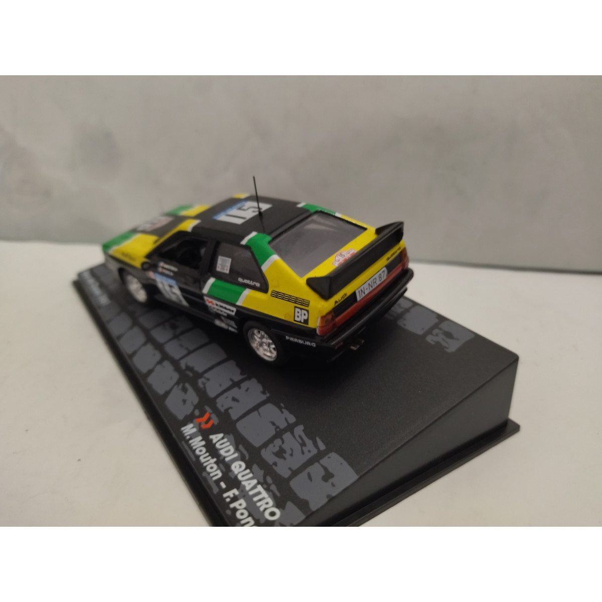 Miniature AUDI Quattro A1 RAC Rallye Michèle Mouton 1982