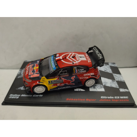 CITROEN C3 WRC 2019 RALLY MONTE CARLO S.OGIER 1:43 ALTAYA IXO