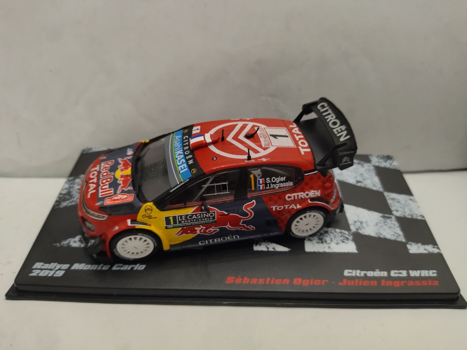 Miniature Spark 1/43 - Citroën DS3 WRC N°4 - Monte Carlo 2014 - Ostberg/Andersson