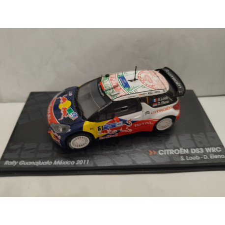 CITROEN DS3 WRC 2011 RALLY MEXICO S.LOEB 1:43 ALTAYA IXO