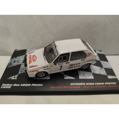 CITROEN VISA 1000 PISTES 1986 RALLY 1000 PISTES C.VERGNAUD 1:43 ALTAYA IXO