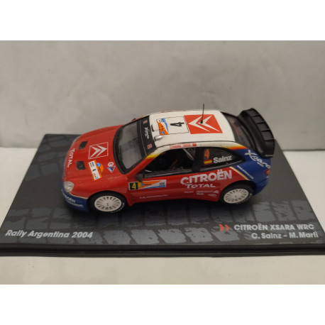 CITROEN XSARA WRC 2004 RALLY ARGENTINA CARLOS SAINZ 1:43 EAGLEMOSS IXO