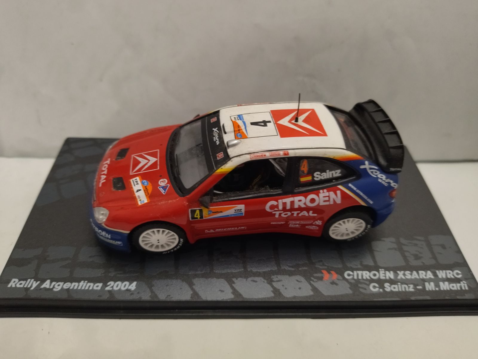 CITROEN XSARA WRC 2004 RALLY ARGENTINA CARLOS SAINZ 1:43 EAGLEMOSS