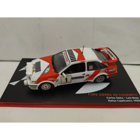 FORD SIERRA RS COSWORTH 1988 RALLY CAJALICANTE CARLOS SAINZ 1:43 ALTAYA IXO