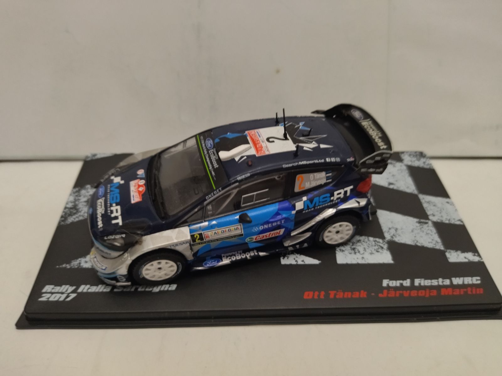 FORD FIESTA WRC RALLY ITALIA SARDEGNA 2017 TANAK 1:43 ALTAYA IXO